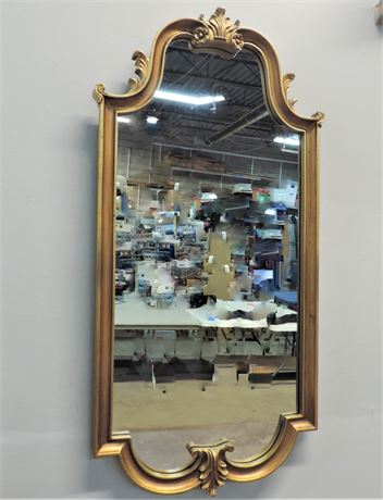 Vintage Gold Tone Frame Mirror