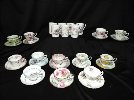 Vintage Teacups / Royal Standard / Colclough / Royal Albert / Rosina