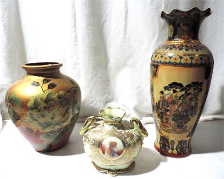Asian Style  Ceramic Vases