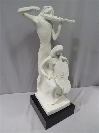 1980 Austin Productions String Musicians Abstract Sculpture