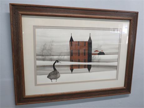 P. BUCKLEY MOSS Signed Lithograph