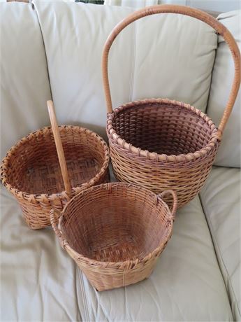 3-Piece Vintage Basket Lot