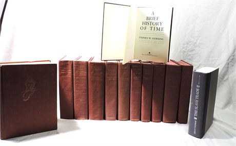 Vintage Books 'A Brief History of Time' Stephen Hawking / 'The Slave Trade'