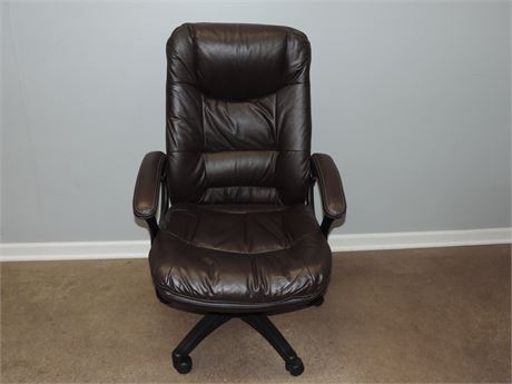 Leather High Back Office Chair