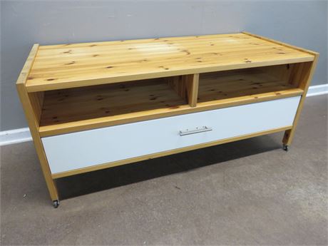 Knotty Pine Console Table