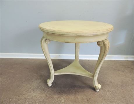 Vintage Round Accent Table