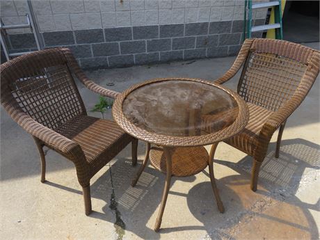 HAMPTON BAY Spring Haven All-Weather Wicker Outdoor Seating Group