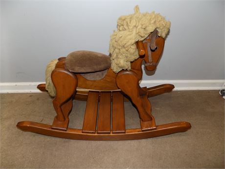 Hand Crafted Child's Rocking Horse