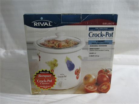 NIB - Rival 4Qt. Crock Pot