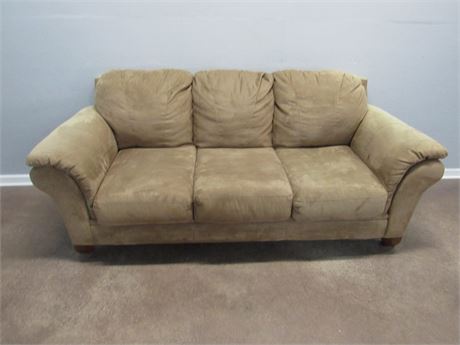 Ashley Furniture Micro-fiber Suede Sofa