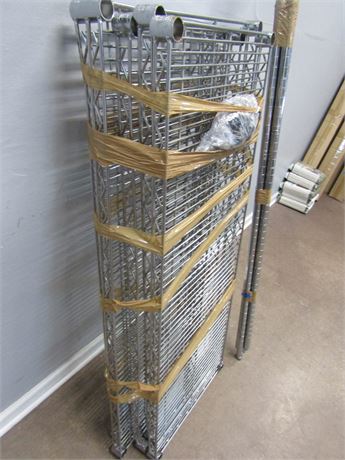 Metal 4 Tier Storage Racks