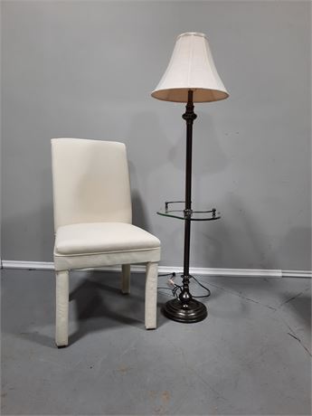 Chair & Lamp