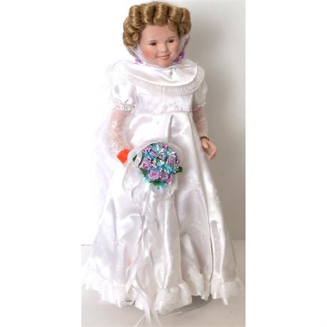 Danbury Mint: Shirley Temple "Curly Top" Doll / Curly Top Bride Doll