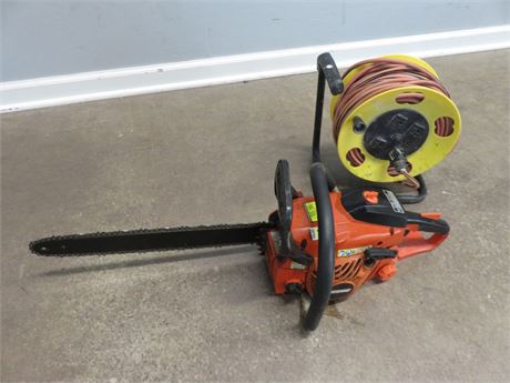 ECHO CS-400 Gas Chain Saw / Extension Cord Outlet Spool