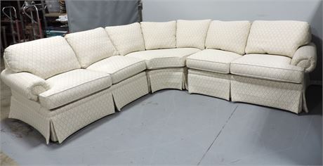 CLAYTON MARCUS Skirted Three Piece Sectional