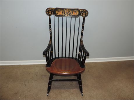 Stenciled Hitchcock Rocking Chair
