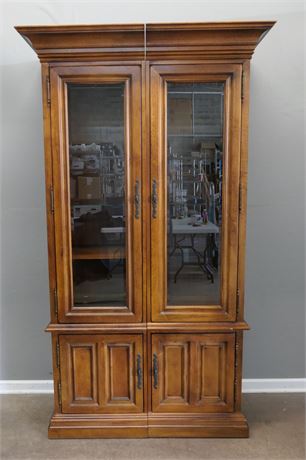 Pair of Tall Curio Cabinets