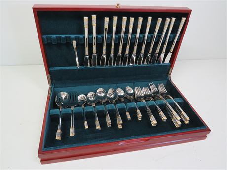 WALLACE 18/10 Stainless Steel Flatware Set