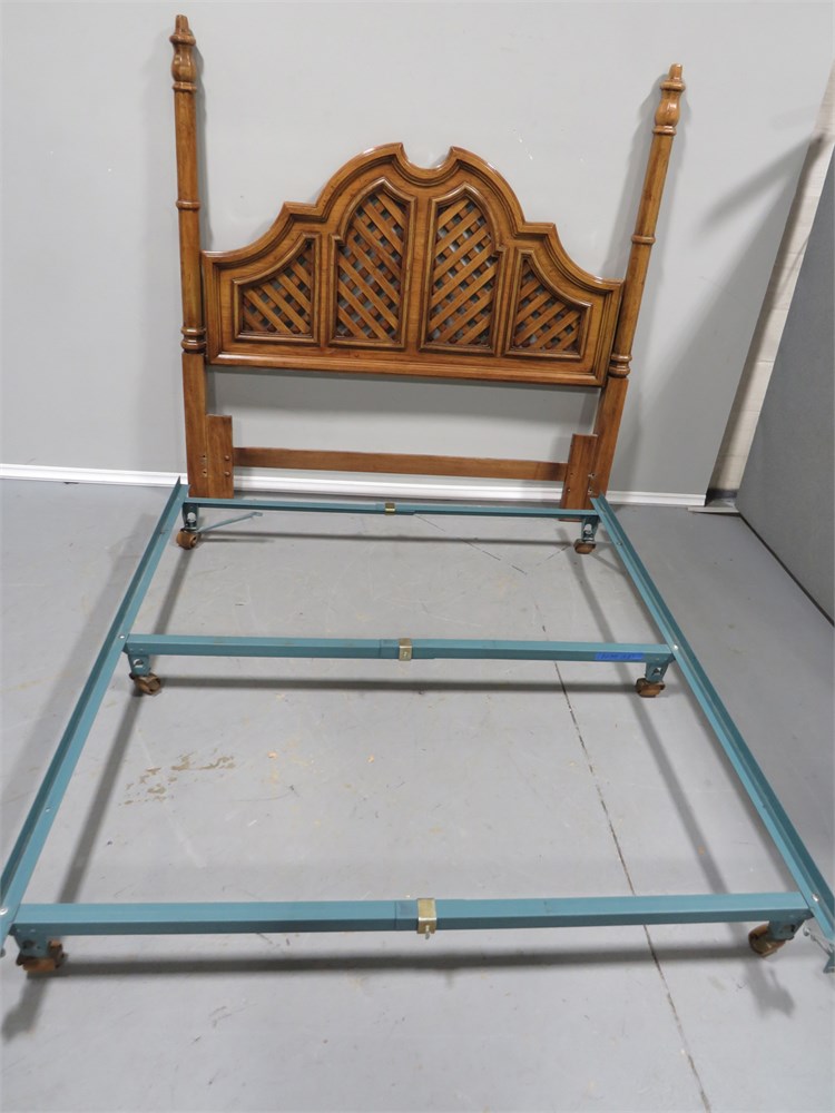Transitional Design Online Auctions Queen Headboard & Frame