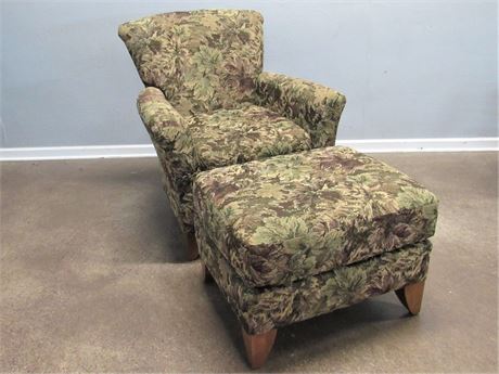 Nice Flexsteel Occasional Chair with Ottoman