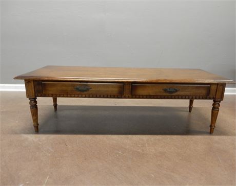 Ethan Allen Wood Coffee Table