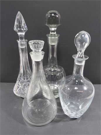 Glass & Crystal Liquor Decanters