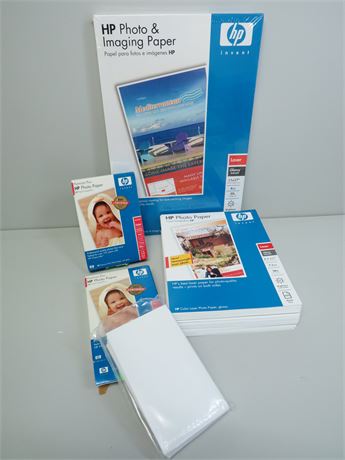 HP Glossy Laser Photo Paper Lot