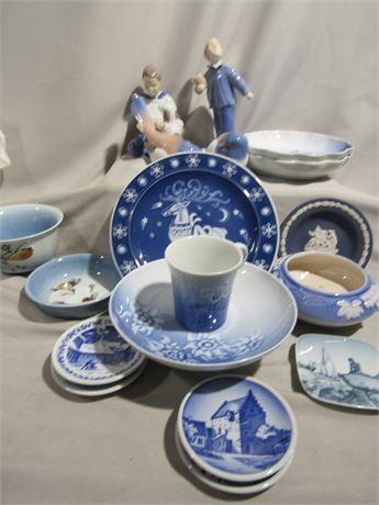 Royal Copenhagen Collection, Plates, Figurines, Bowls and Platters