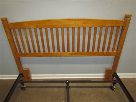 Solid Wood Full or Queen Head Board and Rails