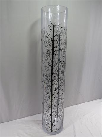 Glass Floor Vase