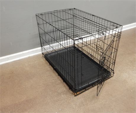 Metal Pet Cage with Bottom Tray