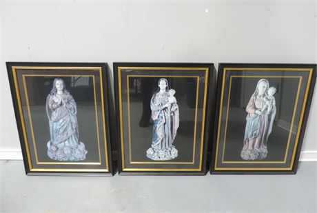 Set of Religious Sculptures Photographed