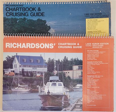 Richardson's Chartbook and Cruise Guides for Lake Erie and Huron