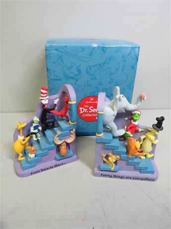 HALLMARK Dr. Seuss Collection "The Ends" Sculpted Bookends