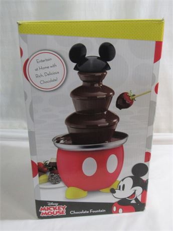 Mickey Mouse Chocolate Fountain - NIB - Disney 24oz Capacity