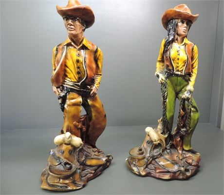 Cowboy / Cowgirl / Sculptures