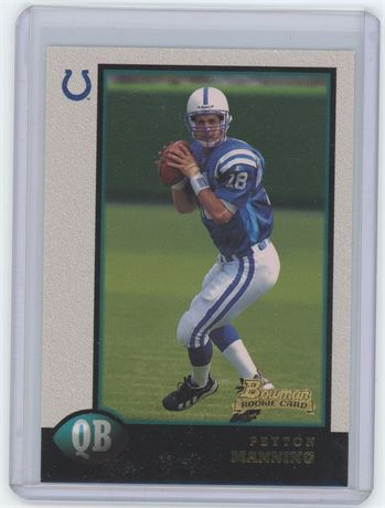 Peyton Manning Indianapolis Colts 1998 Bowman Rookie Card