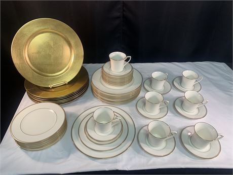 "NORITAKE" Traditions Golden  China  Discontinued including Gold Chargers