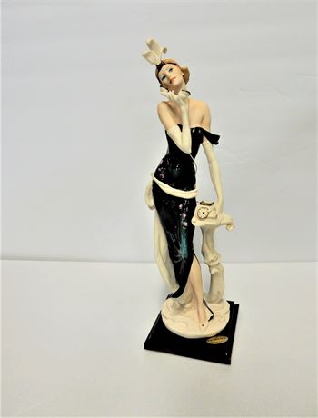 Signed Giusseppe Armani Figurine "Jennifer" 2001 Made in Italy