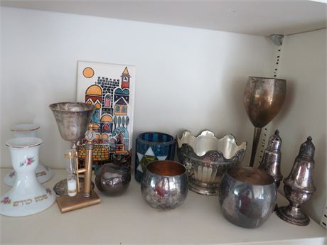 Silverplate / Sterling / Ceramic & Glass Home Decoratives