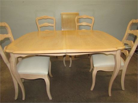 Country French Dining Table and Chairs