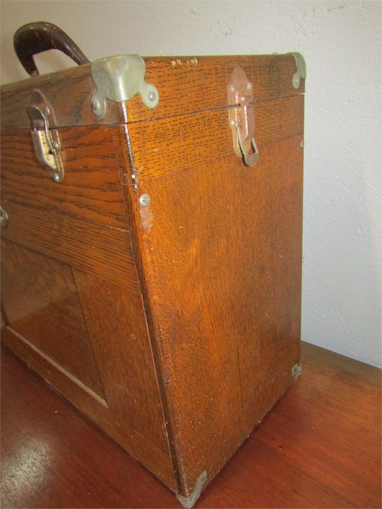Sold at Auction: Antique H. Gerstner 1906 Wood Machinist Tool Box.