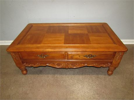 Two Drawer Handcrafted Coffee Table