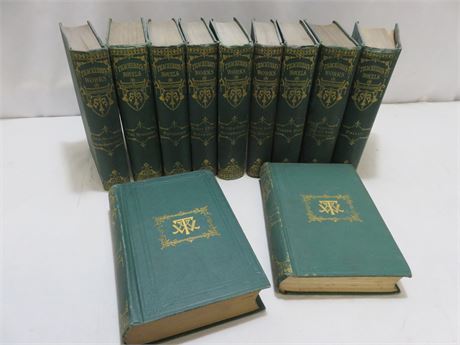 Antique 1800s Thackeray's Novels Book Lot