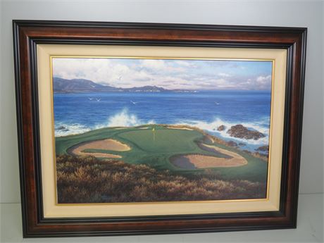 Birds at Seven by Larry Dyke - Cypress Point Pebble Beach California