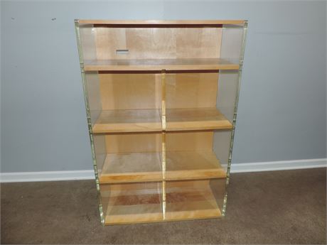 Lucite Display Cabinet / Shelving Unit