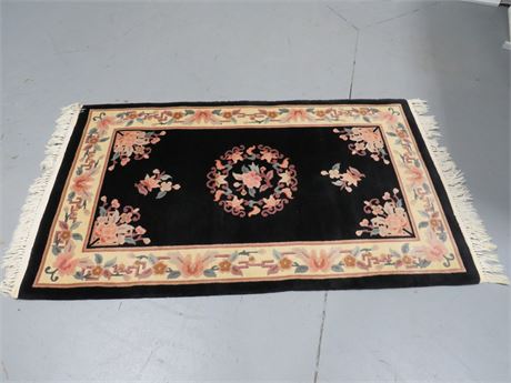 61" x 36" Wool Accent Rug