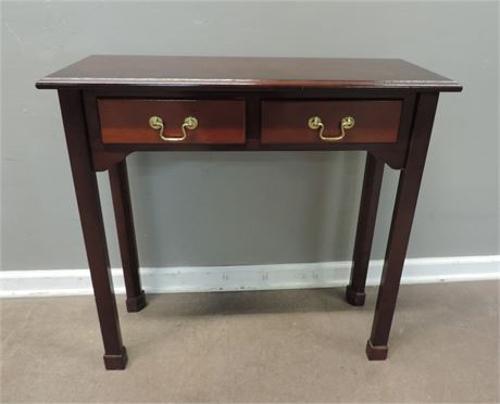 Entry Hall Table Cherry Finish