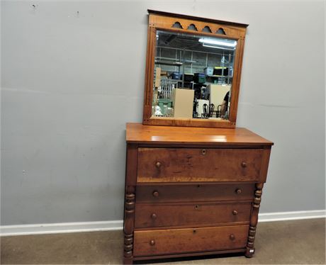 Vintage Two Piece Lexington Dresser & Mirror