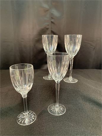 Elegant Crystal Wine Glasses Made in Poland